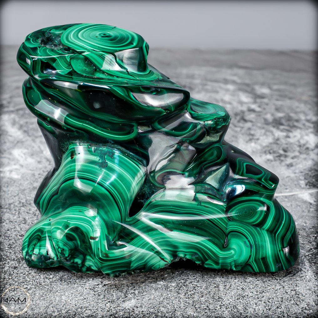 Malachit natural și frumos Flacără, Calitate Superioară- 945.91 g #4.3