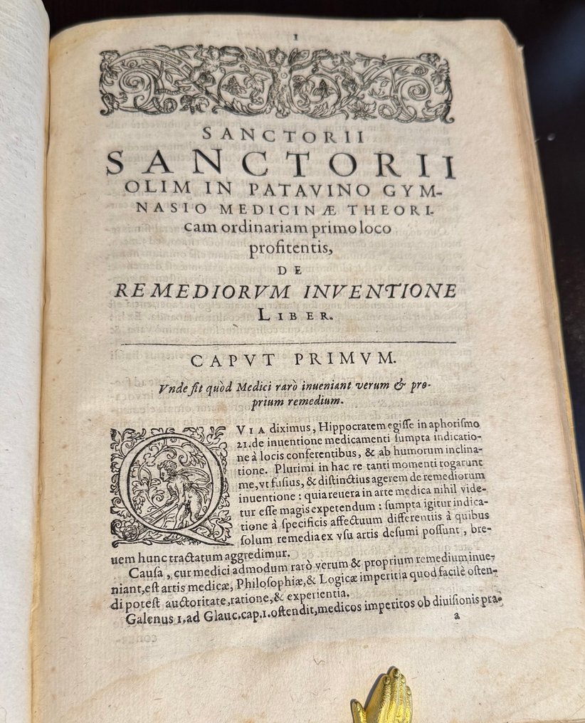 Santorio Santorio - Methodi Vitandorum Errorum - 1630 #1.0