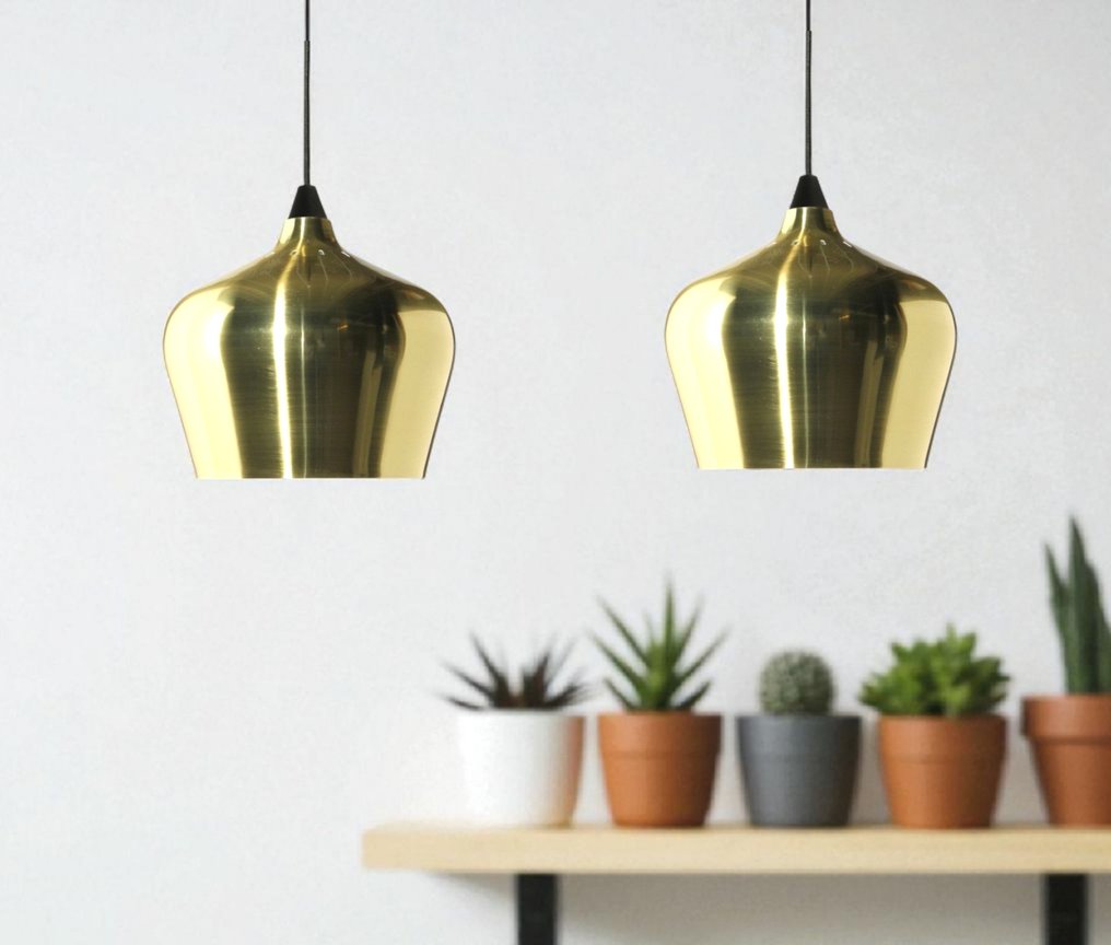 Frandsen - Toni Rie - Lampada a sospensione (2) - Cohen Ø25 - Ottone - Metallo - 2 pezzi #2.1