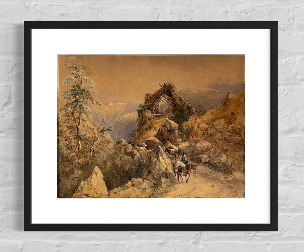 Willian Oliver (1804-1853) - Paesaggio Spagnolo #1.0