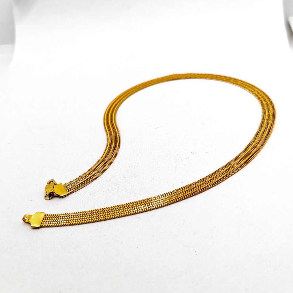 頸鏈 - 18 克拉 黃金 #4.3