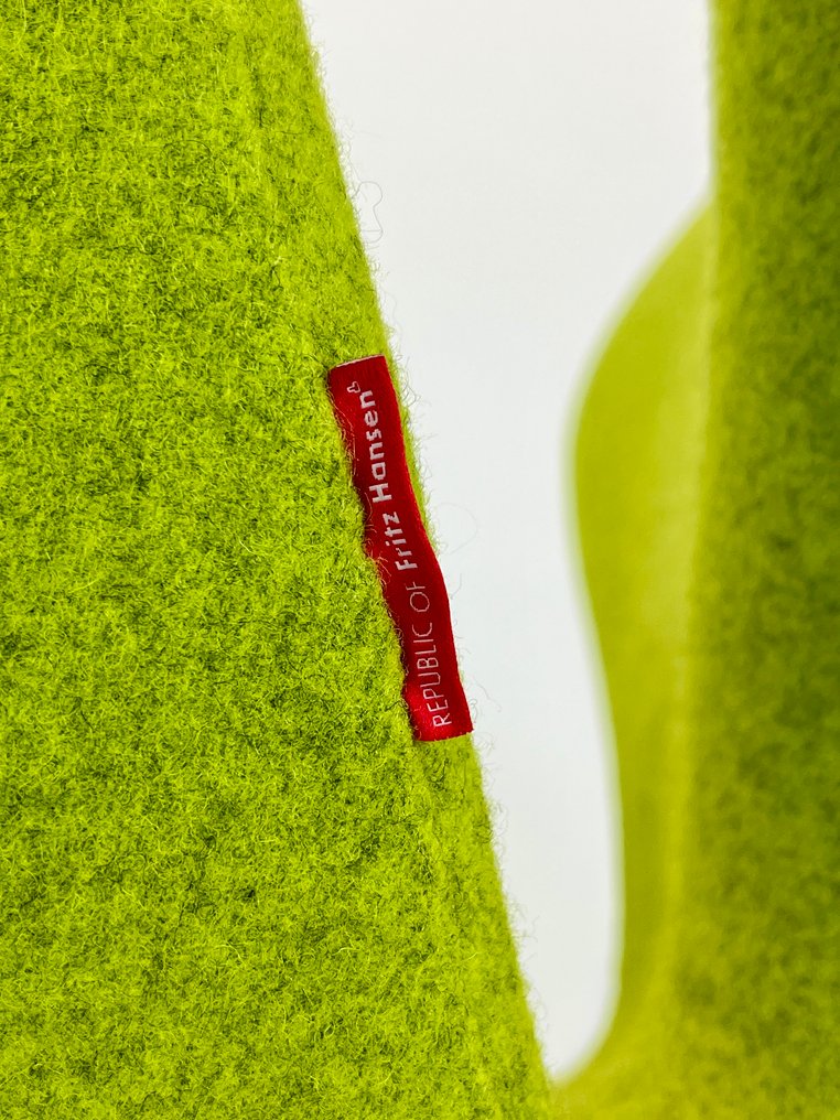 Fritz Hansen - Arne Jacobsen - Πολυθρόνα - Swan - Σε Πράσινο Divina Melange - Αλουμίνιο #2.1