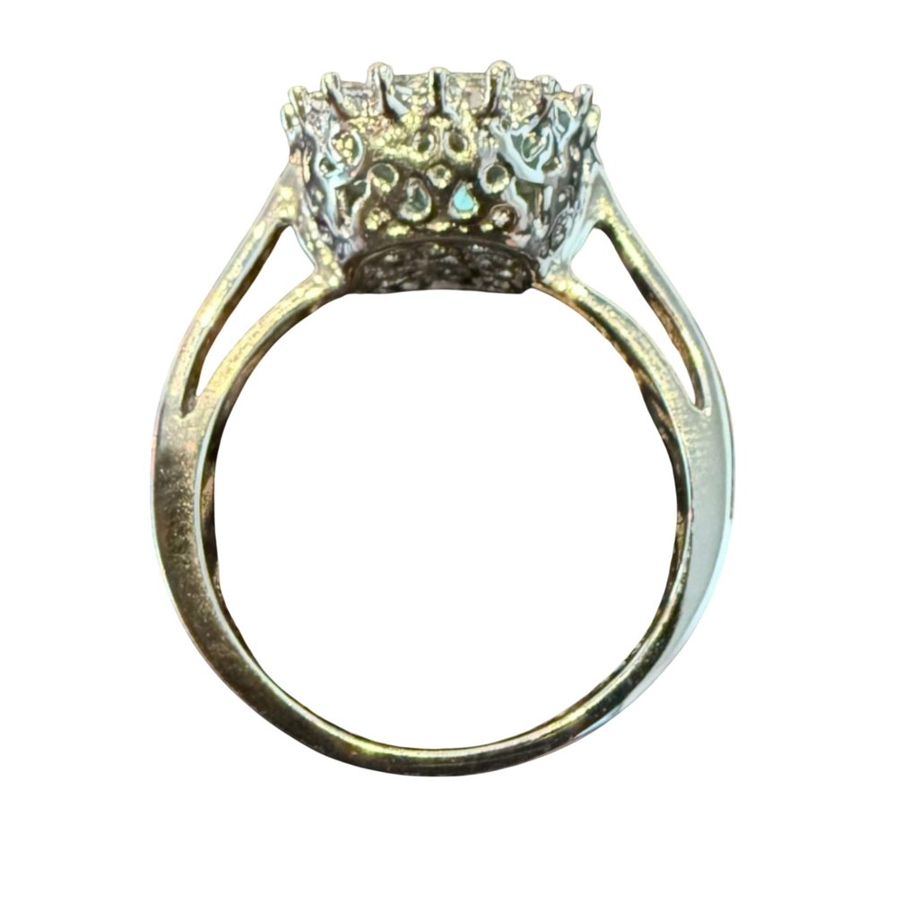 Ring - 18 kt Weißgold -  2.30ct. tw. Smaragd - Diamant #4.3