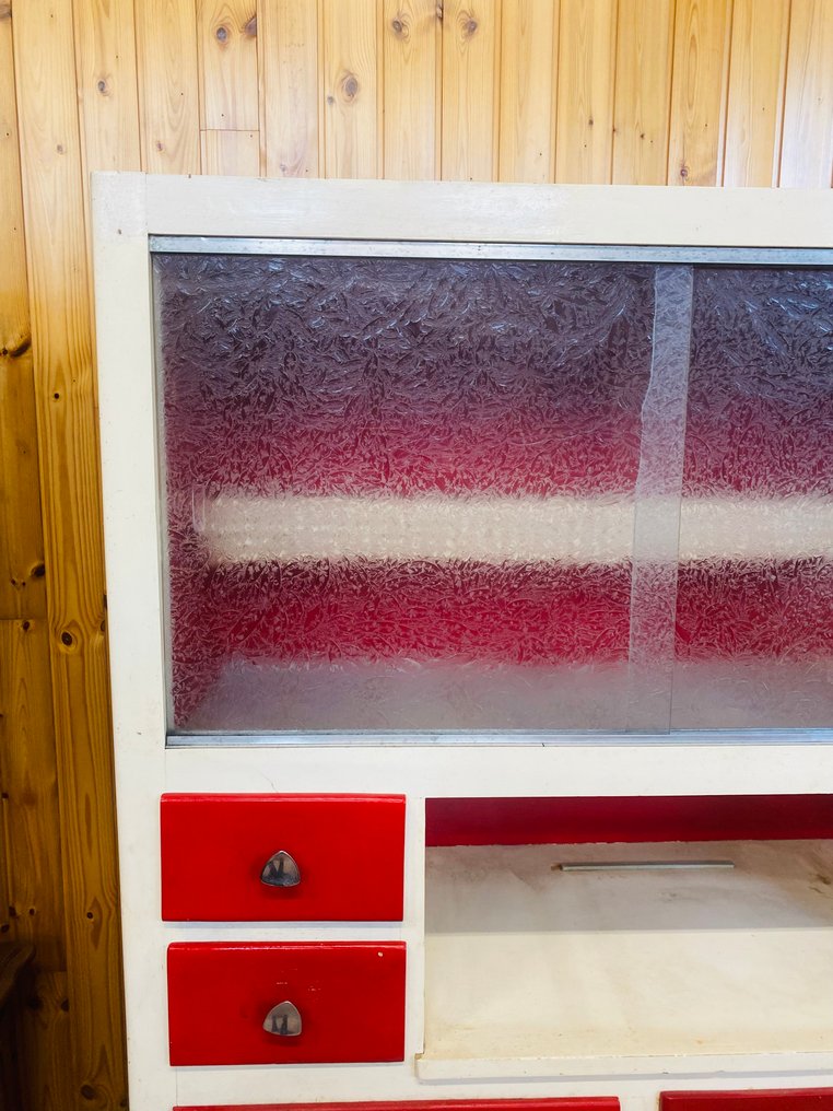 梳妝台 - 木 - 50年代复古移动厨房 #2.1