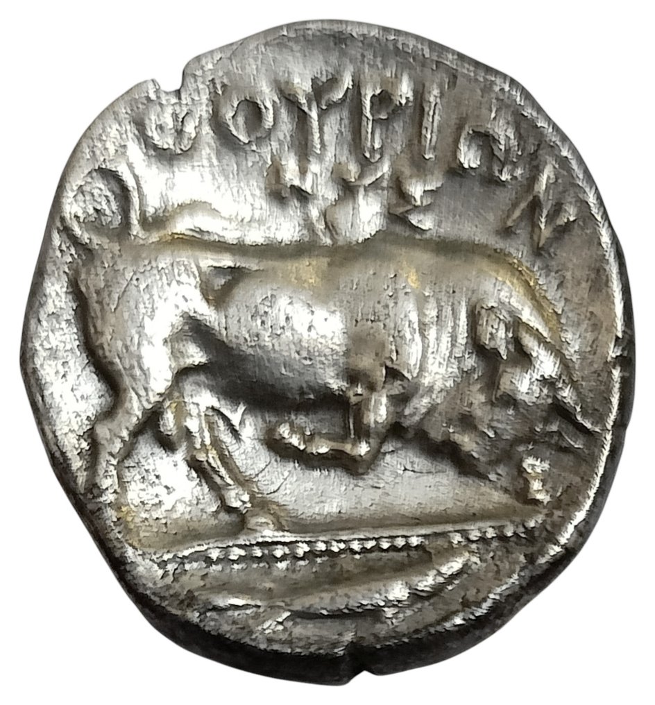 Lucania, Thurii Stater ca. 400-350 BC #1.0