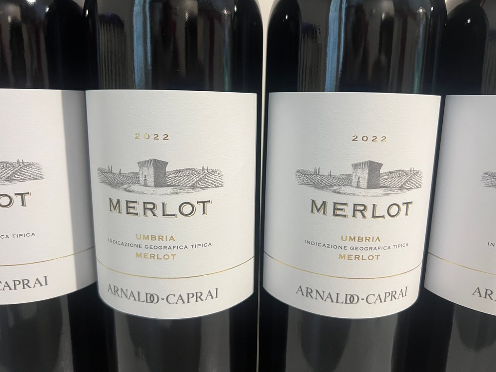 2022 Arnaldo Caprai Merlot - Umbria - 6 Pullot (0.7 L) #3.2