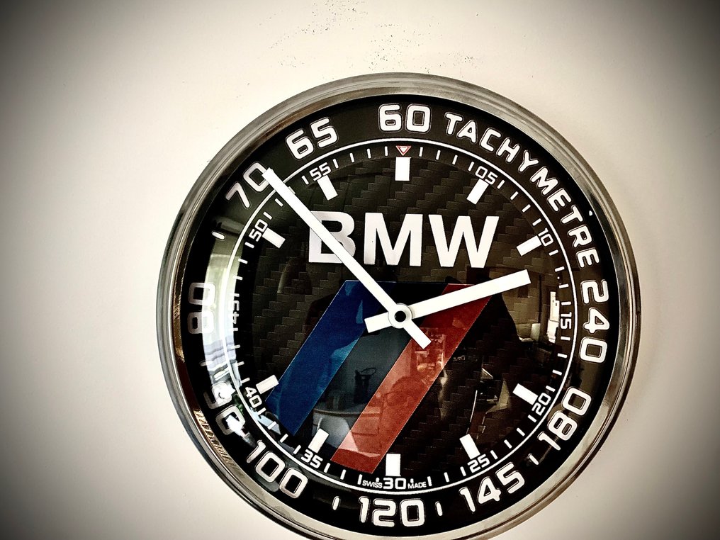 BMW M Power墙钟——赛车运动灵感设计 -  老式 金属, 玻璃, 塑料 - 2010-2020年 - BMW墙钟 #1.0