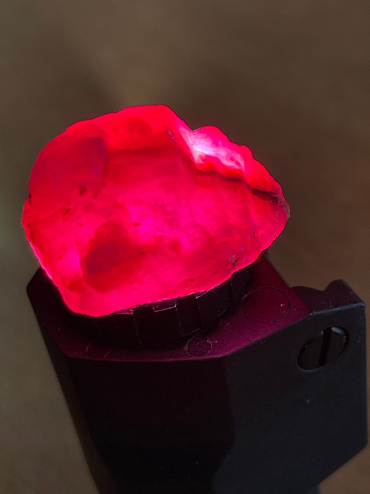 Ruby 粗糙。非凡水晶！顶级红宝石色。59克拉。百分百天然且特别的红宝石。 - 高度: 26 mm - 闊度: 22 mm- 11.8 g #2.1