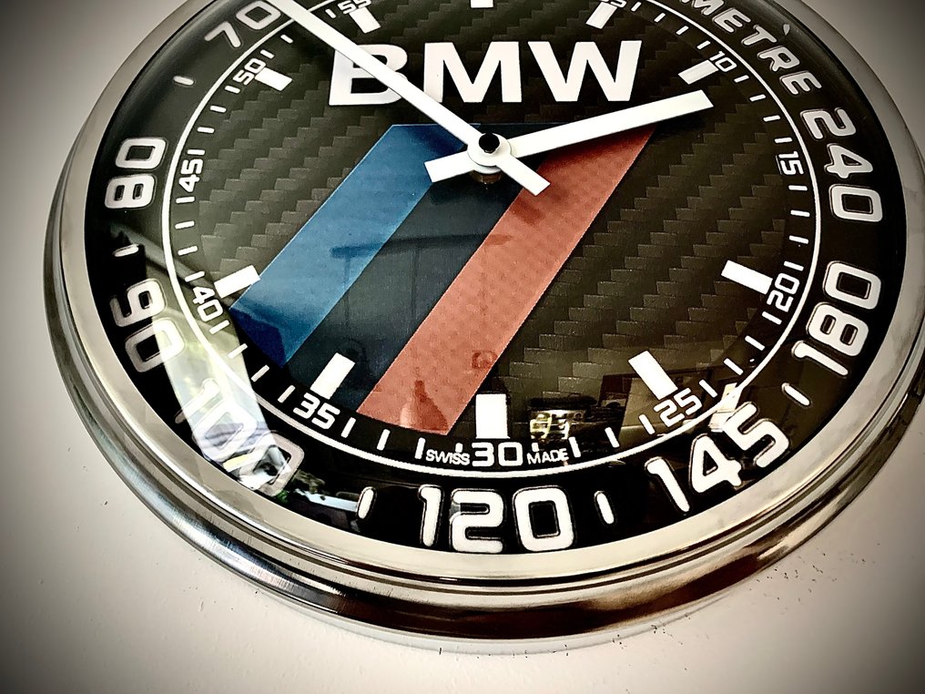 BMW M Power墙钟——赛车运动灵感设计 -  老式 金属, 玻璃, 塑料 - 2010-2020年 - BMW墙钟 #1.0
