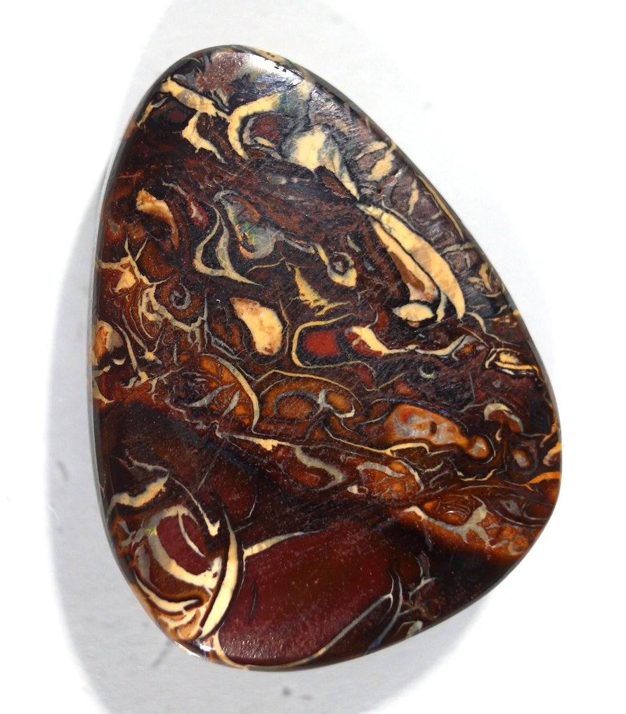 Ct. 56.50 Double-Sided Australian Boulder Opal Polished - Height: 36 mm - Width: 27 mm- 11.3 g #1.0