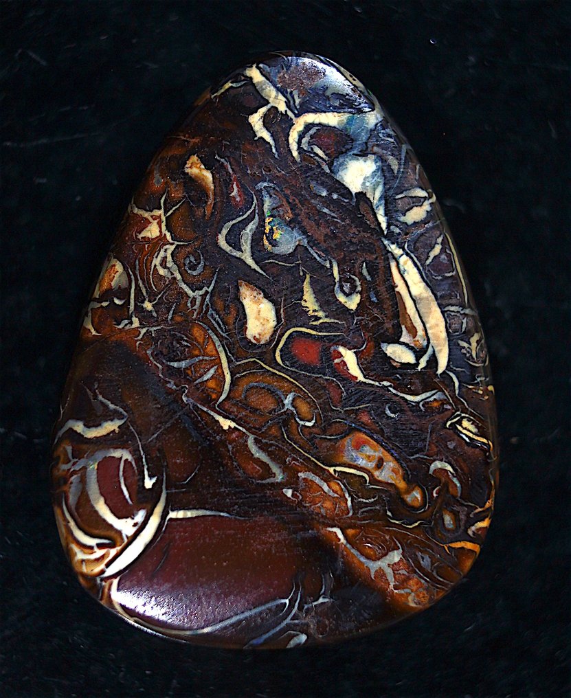 Ct. 56.50 Double-Sided Australian Boulder Opal Polished - Height: 36 mm - Width: 27 mm- 11.3 g #2.1