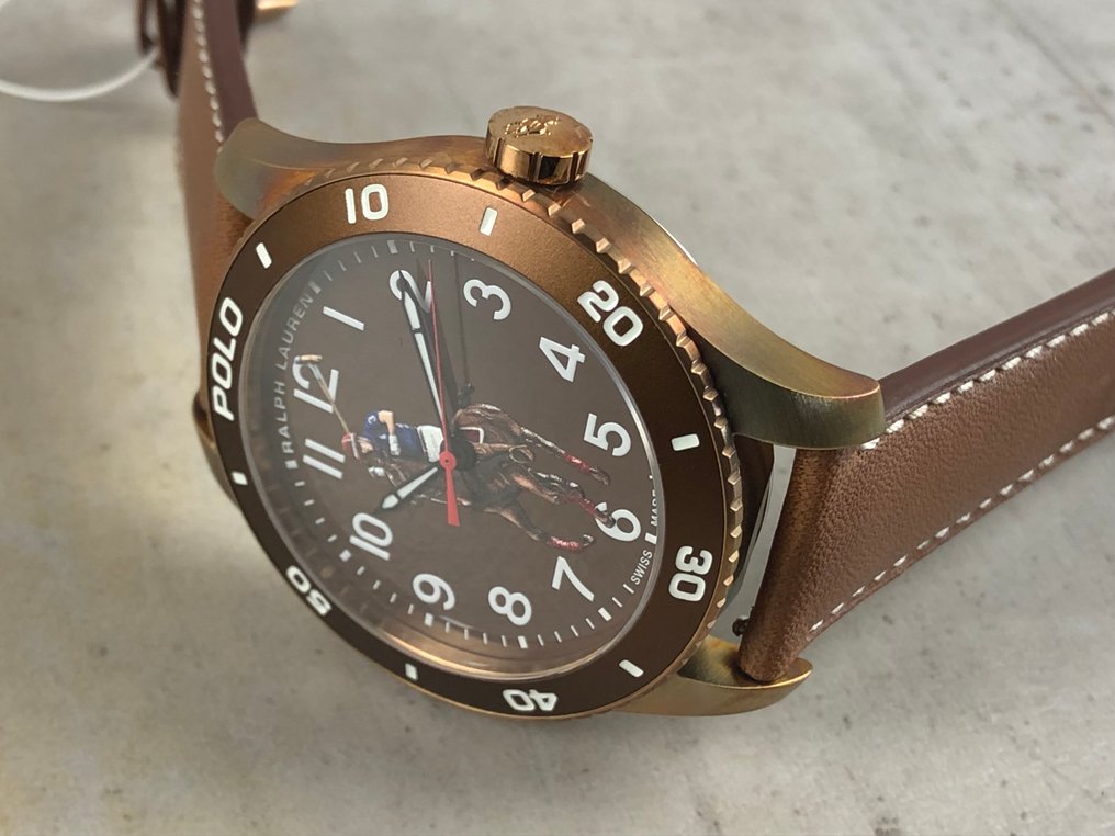 Ralph Lauren - The Polo Watch Automatic Bronze - 472865480002 - Herre - 2020+ #4.3