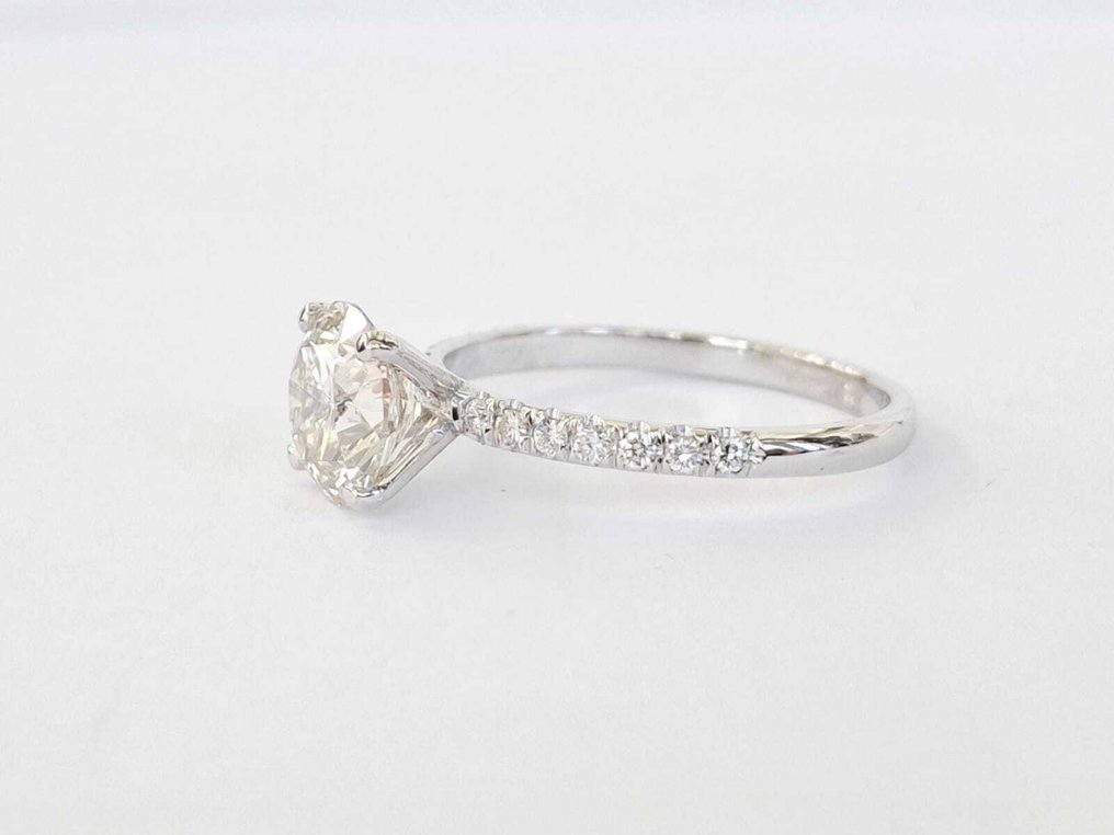 Δαχτυλίδι αρραβώνων - 14 καράτια Λευκός χρυσός -  1.66ct. tw. Διαμάντι (Φυσικό) - Διαμάντι #3.2