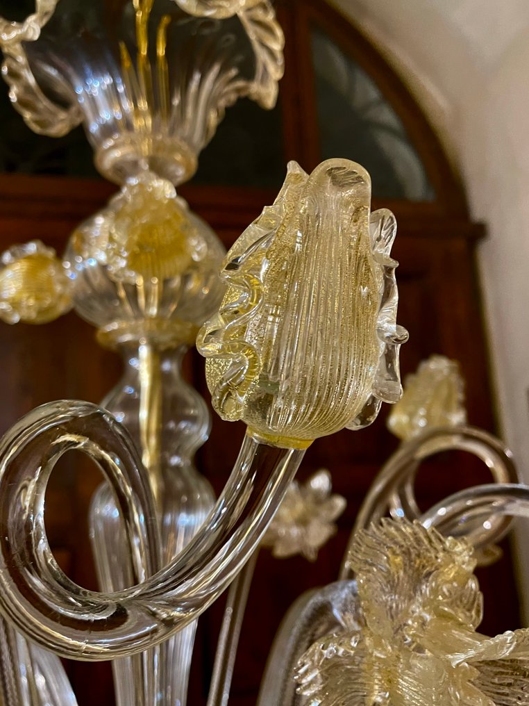 Πολυέλαιος - Γυαλί Murano - Πολυέλαιος με πέντε φώτα #3.2