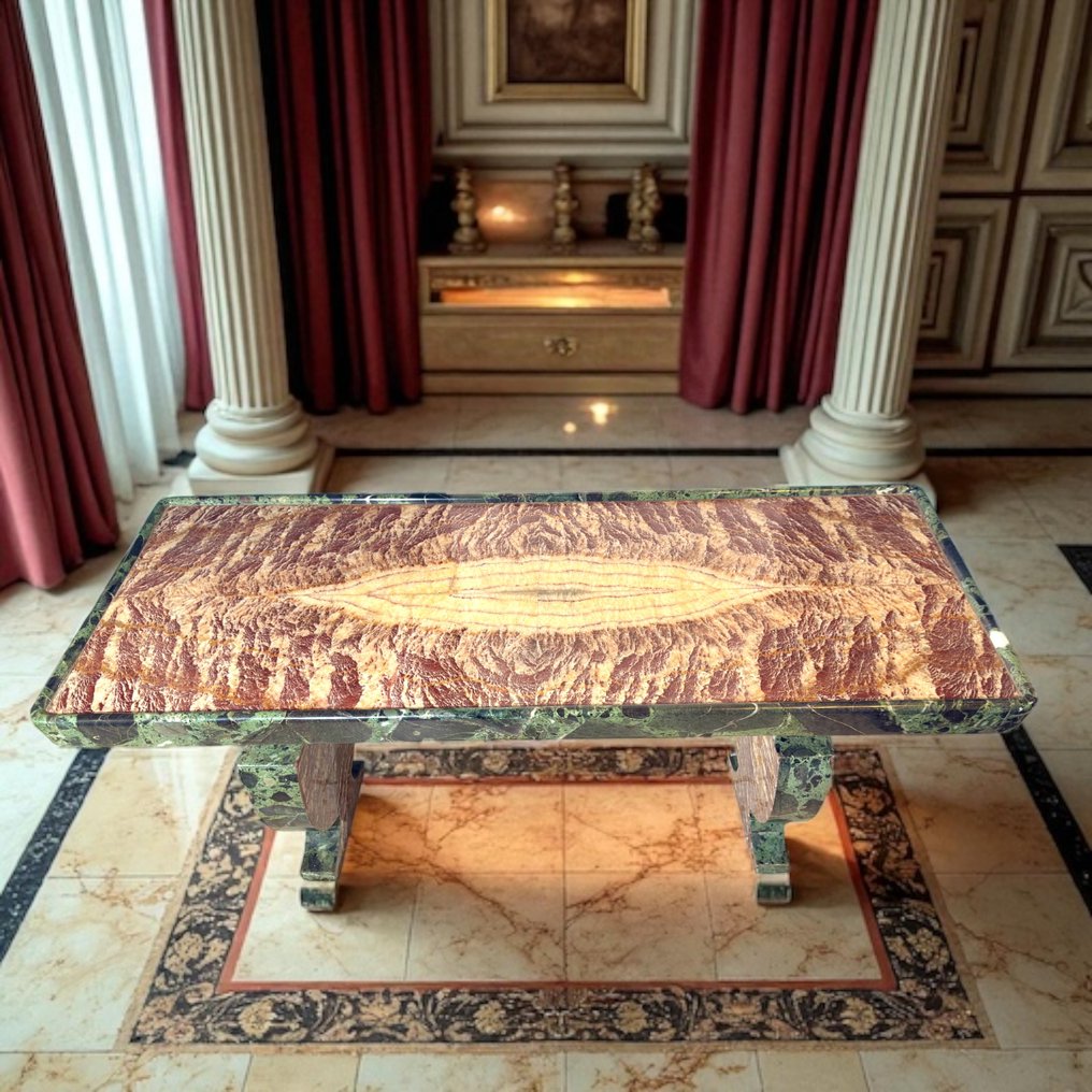 Centre table - Marmo Rosso & Marmo Verde - Living Room Table #2.1