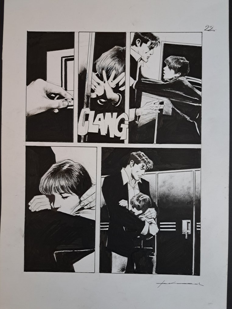 Roi, Corrado - 1 Original page - Dylan Dog - Colui che Divora le Ombre #1.0