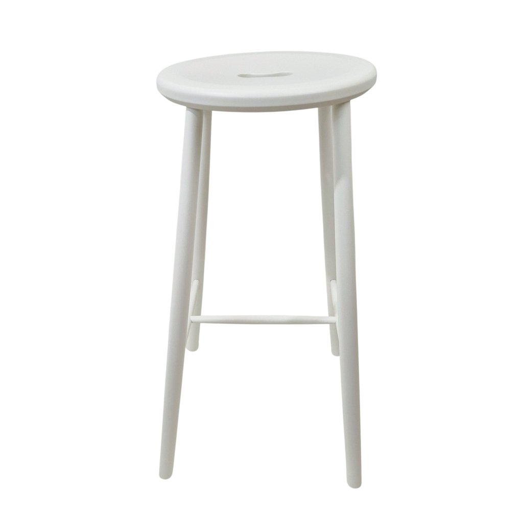 FDB - Borge Mogensen - 小凳子 - J27B 凳子 - 白色 - FSC认证的山毛榉木 #3.2