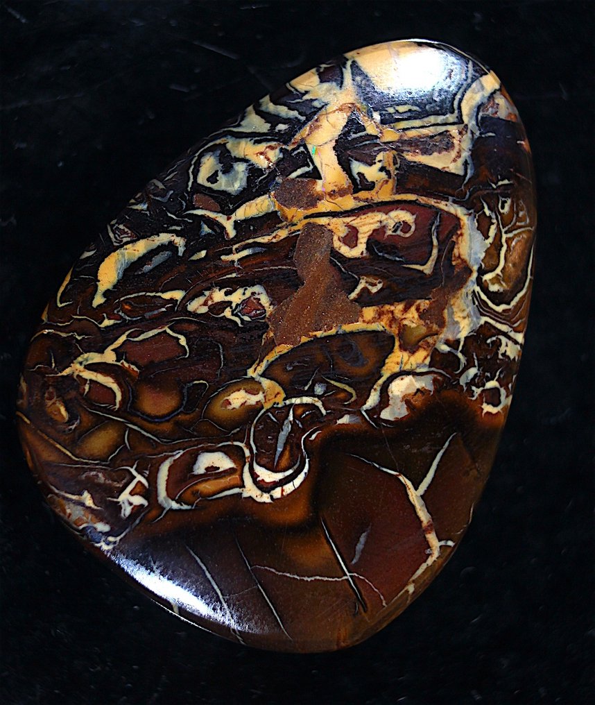 Ct. 56.50 Double-Sided Australian Boulder Opal Polished - Height: 36 mm - Width: 27 mm- 11.3 g #4.3