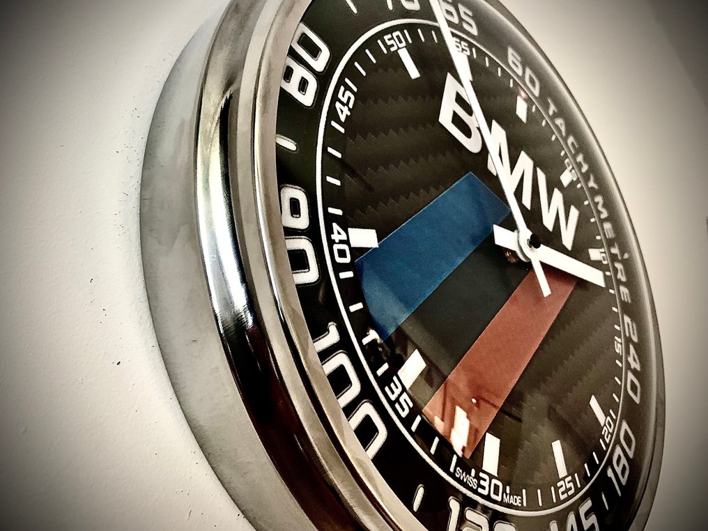 BMW M Power墙钟——赛车运动灵感设计 -  老式 金属, 玻璃, 塑料 - 2010-2020年 - BMW墙钟 #2.1