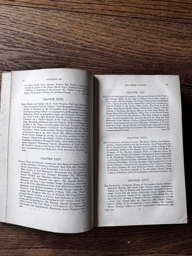 Charles C. F. Greville - Rare 1874 The Greville Memoirs- A Journal of The Reigns of King George IV and King William - 1874 #4.3
