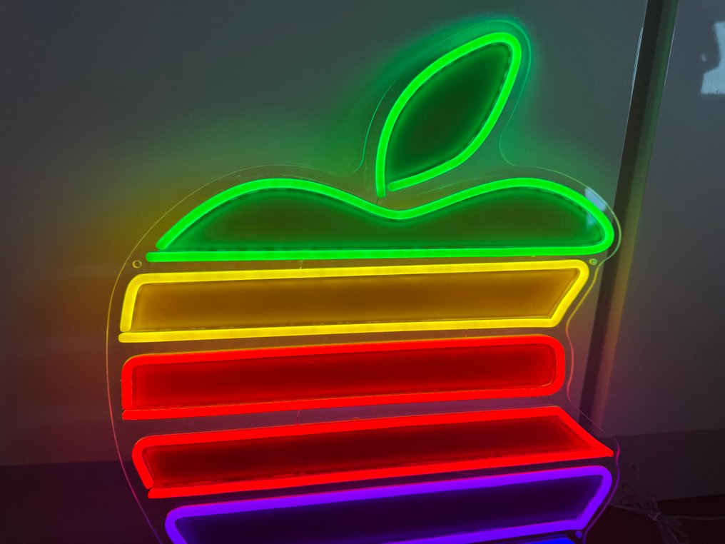 Ei varauksia * Suuri Apple Neon LED -valaistu kyltti - Apple - Neonkyltti - akryyli #2.1