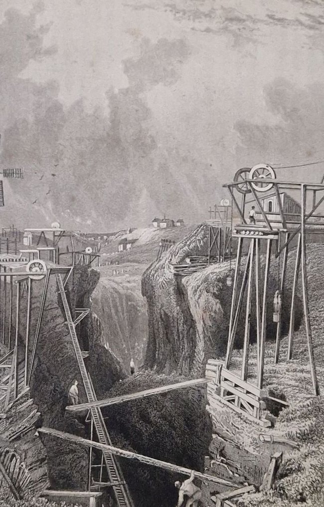 J Meyer - Meyer's universum met 47 gravures o.a. Calcutta, Monea in Indië Tuighuis te Moskau, kopermijnen... - 1841 #4.3