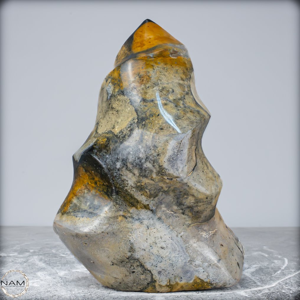 New find! Rare natural jasper - chalcedony Flame- 1880.34 g #4.3