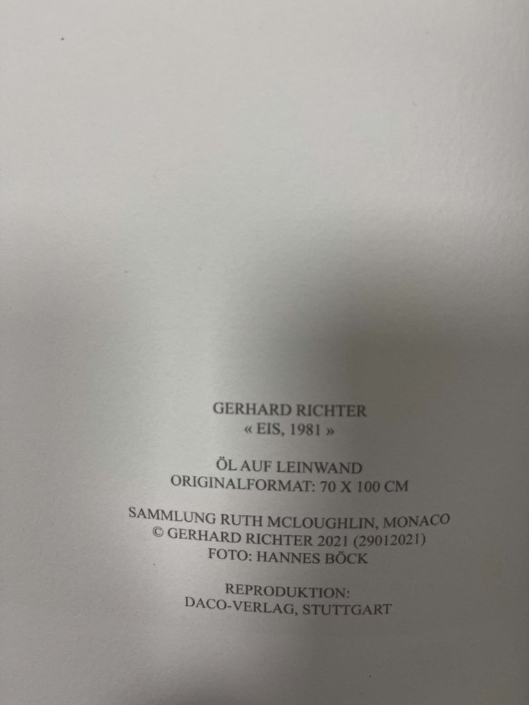 Gerhard Richter (1932) - Eis 1981/2021 #1.0