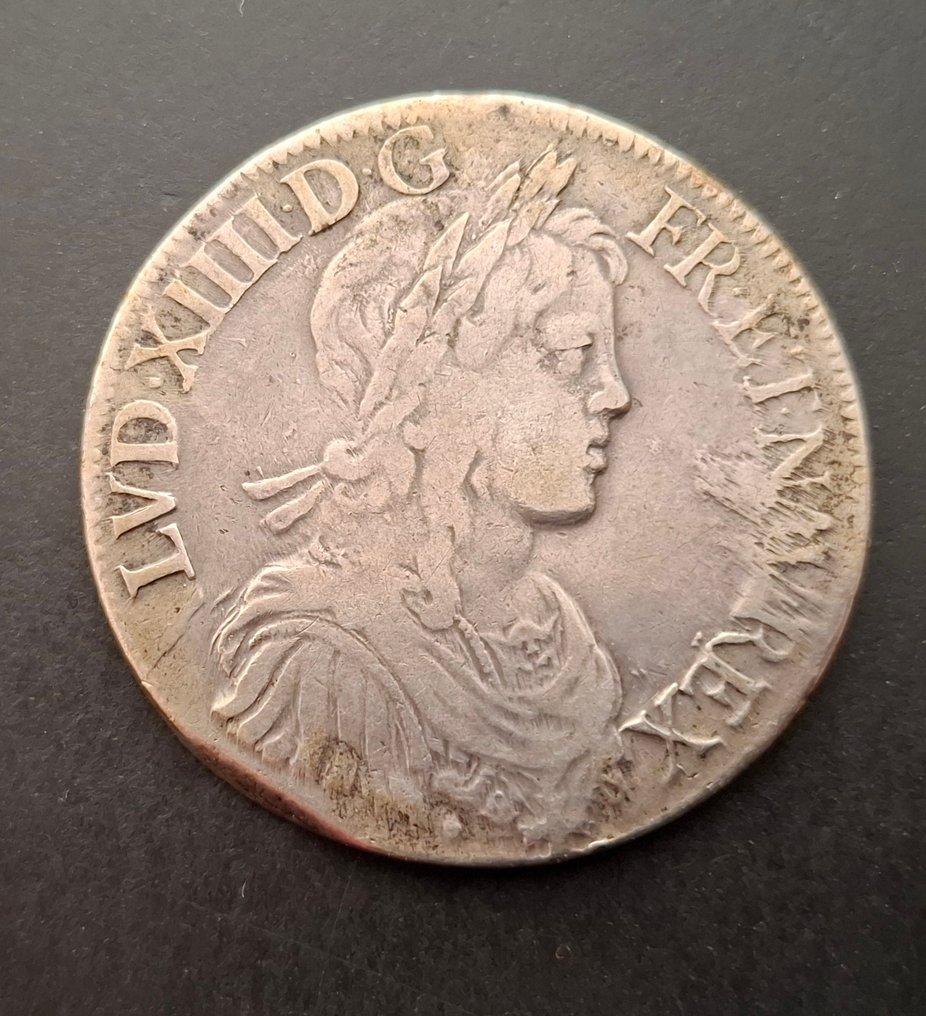 France. Louis XIV (1643-1715). Ecu 1652 & (Aix-en-Provence)  (No reserve price) #1.0