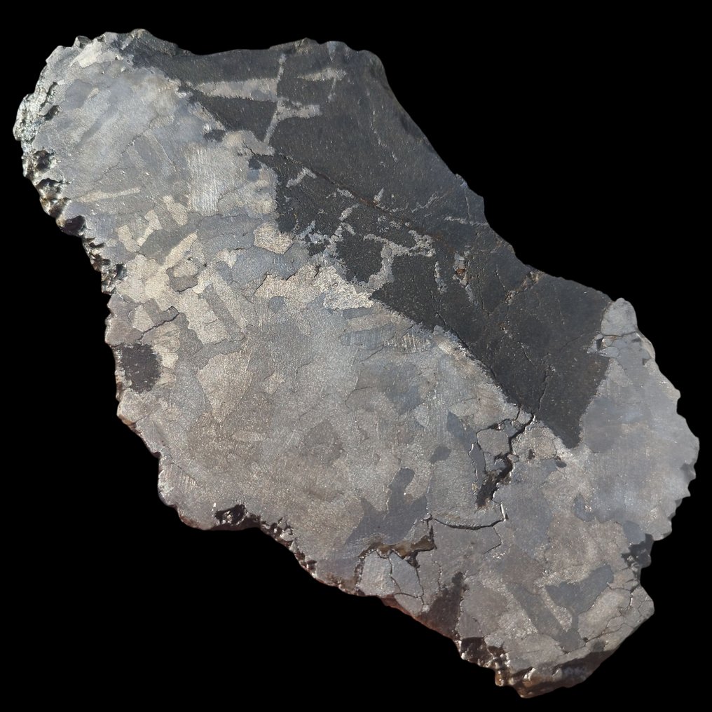 Siliciumgesteente IJzermeteoriet Campo del Cielo (Argentinië, 4500 jaar) Gestabiliseerd. - Hoogte: 18 cm - 463 g #3.2