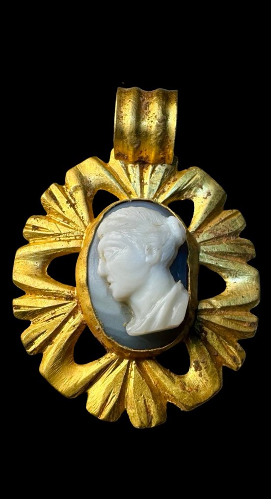 Muinainen Rooma Kulta Riipus XRF-testillä #1.0