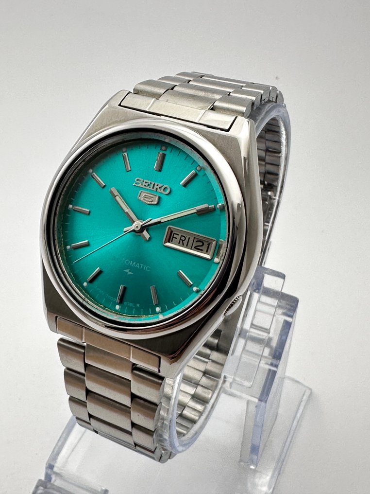 Seiko - Seiko 5 Automatic PRX Case 7009-8760 - Tiffany Dial and Serviced - Zonder Minimumprijs - Heren - 1974 #2.1