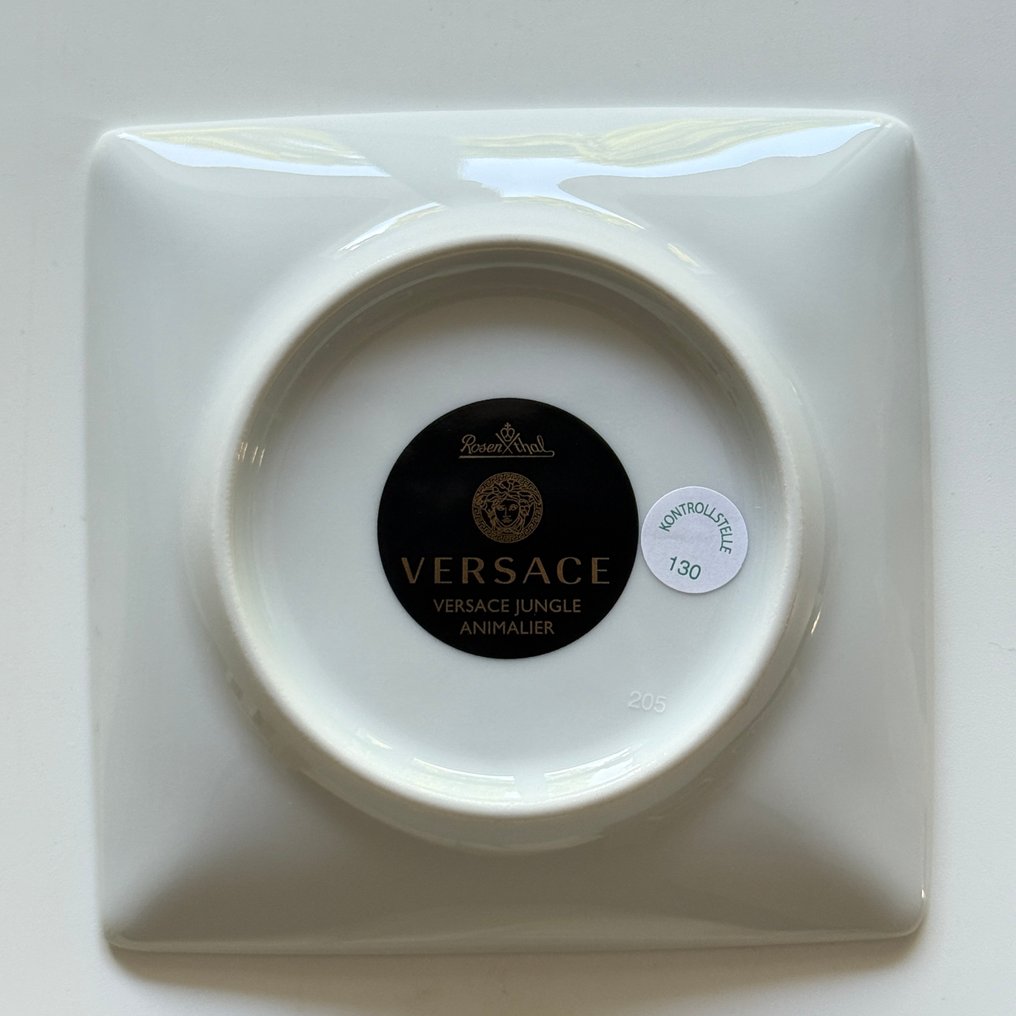 Rosenthal - Versace - Schale - Jungle Animalier Schälchen Quadratisch 12 cm - Porzellan - Neu und Orginalverpackt #2.1