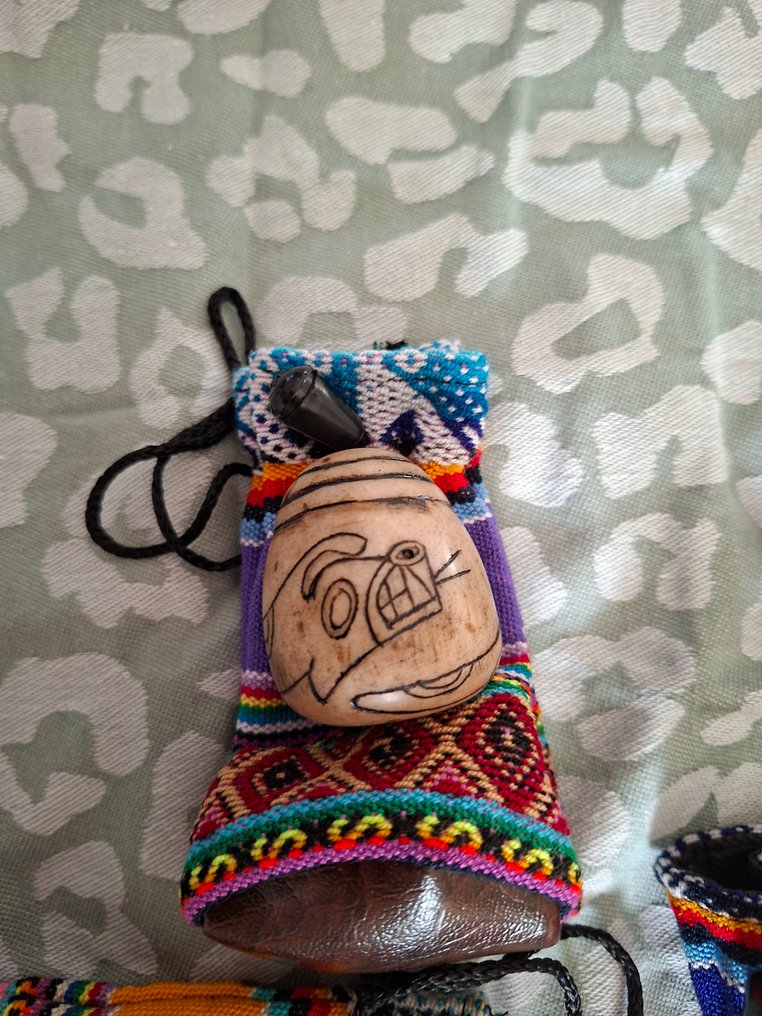 7 ιεροί πέτρες Chumpi από μασίφ ασβέστη. - Inca culture - Περού  (χωρίς τιμή ασφαλείας) #4.3