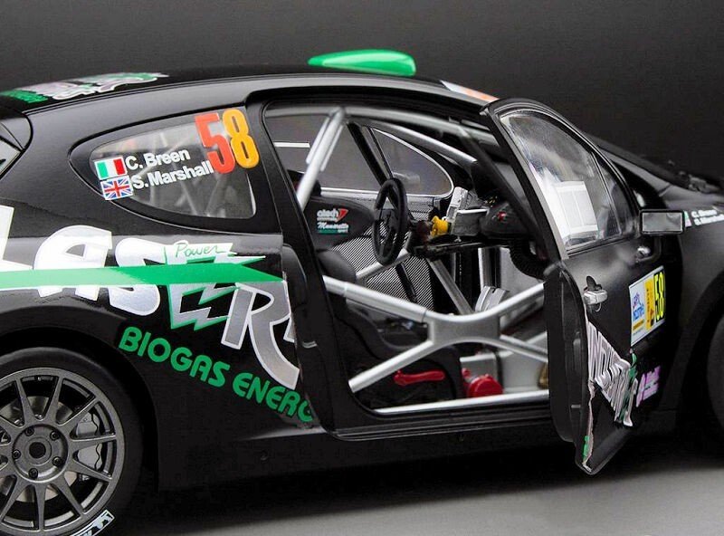 Sunstar 1:18 - Modelsportsvogn - Peugeot 207 S2000 #58 C.Breen -S.Marshall Monza Rally Show 2013 - 5441 #4.3