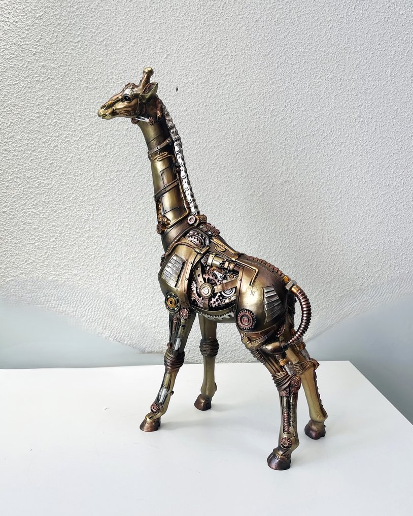 Exclusief S.Buru - 雕刻, XXL STATUE-signed-"The Tall Giraffe" - 53 cm - 樹脂 - 2024 #1.0