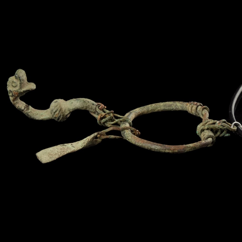 Wikingerzeit Bronze Fafnir- und Axe-Amulettanhänger (Ohne mindestpreis) #3.2