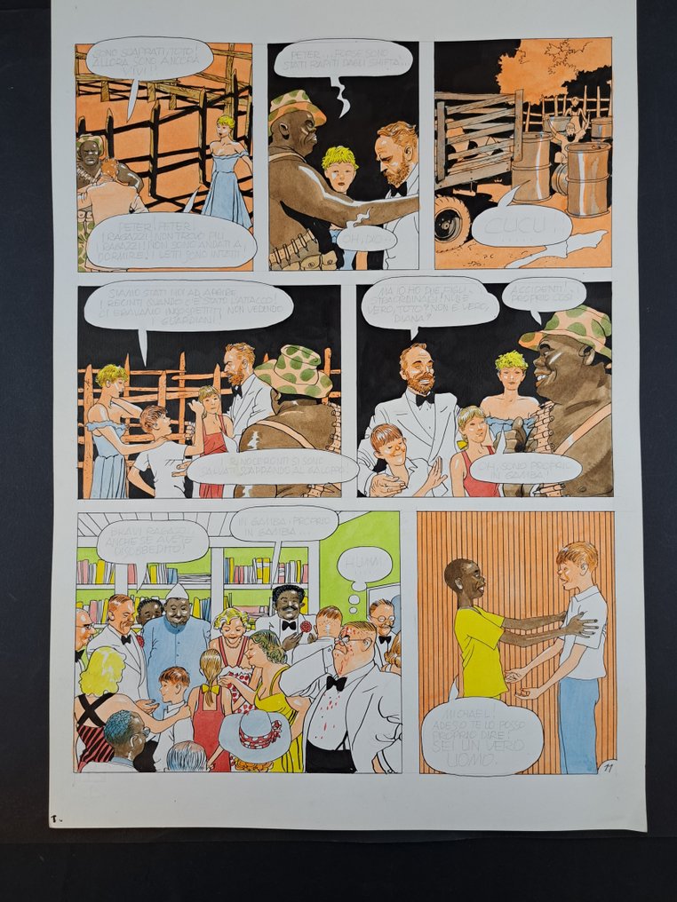 Micheluzzi, Attilio - 1 Original colour page - Nel Nome dell'Arca #1.0