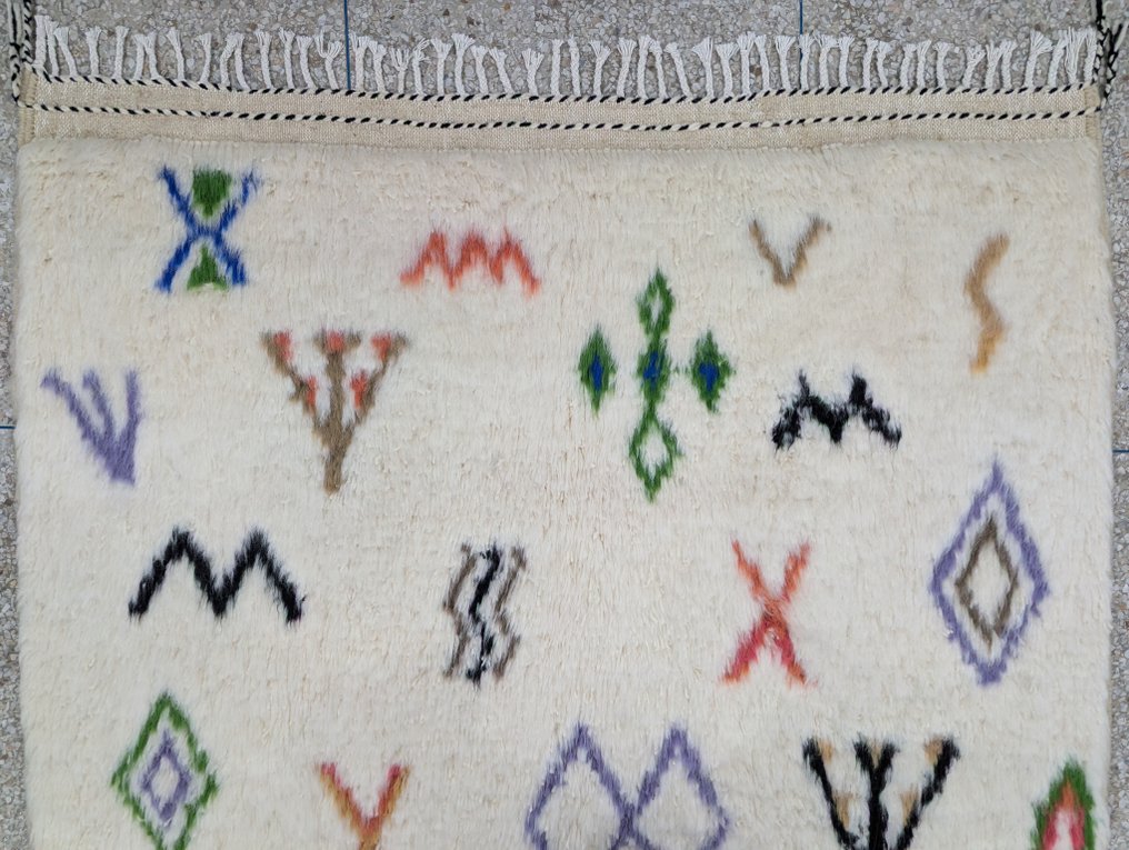 Berber, Χαλί Azilal από μαλλί - Χαλί - 258 cm - 163 cm - Σύγχρονη Προγονική #4.3