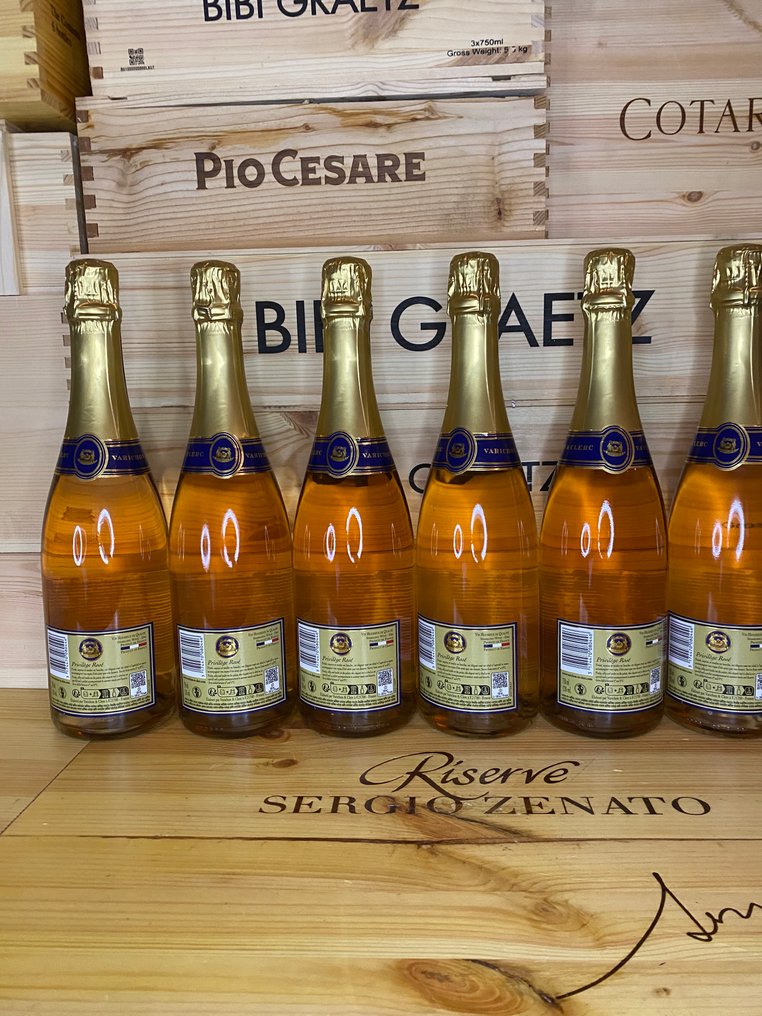 Varichon & Clerc, Privilège Rosé-Dry - Champagne Rosé, Brut - 6 Bottles (0.75L) #1.0