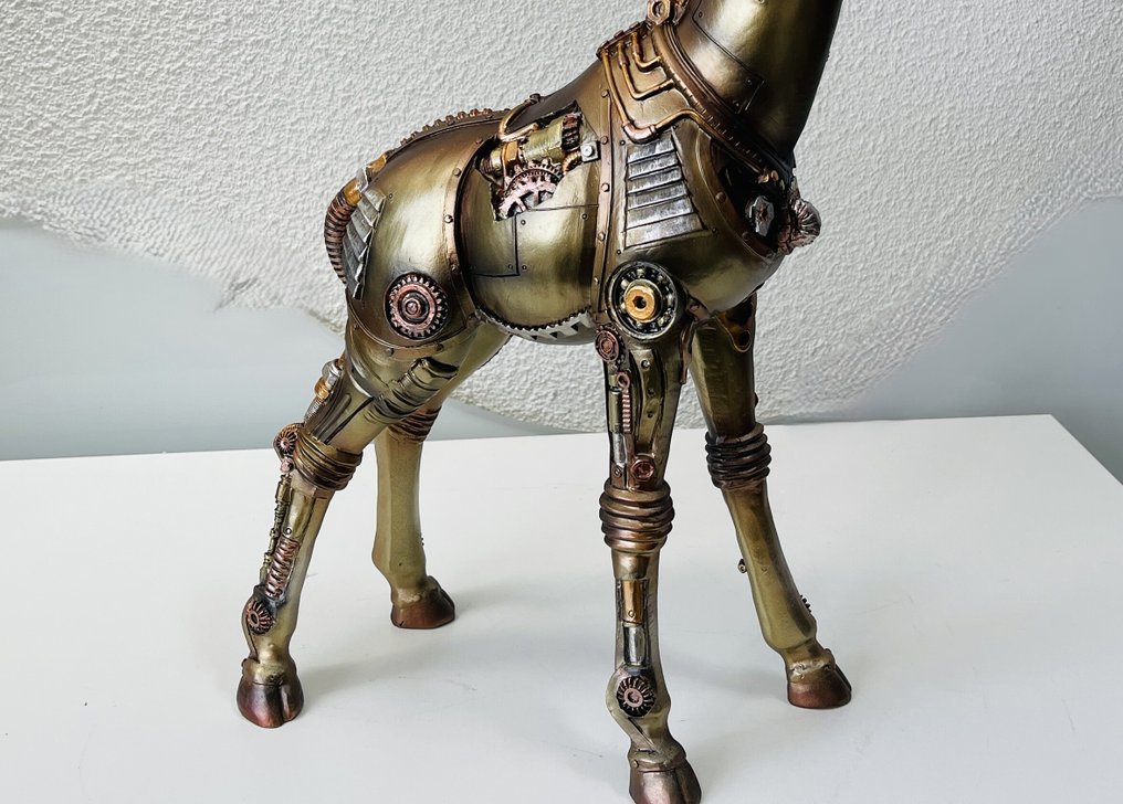 Exclusief S.Buru - 雕刻, XXL STATUE-signed-"The Tall Giraffe" - 53 cm - 樹脂 - 2024 #2.1