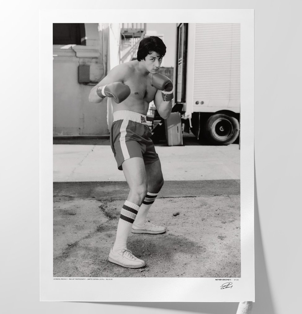 Sylvester Stallon - Rocky Legend - XXL Fine Art Photography - 80x60 cm ! - Limited Edition Nr 03 of 100 - Serial 10139 - Collector - No Reserve #3.2