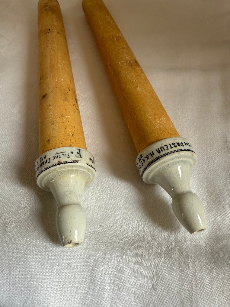 Medical instrument (2) - Clay, Porcelain, Stone - Filter Chamberland system #1.0