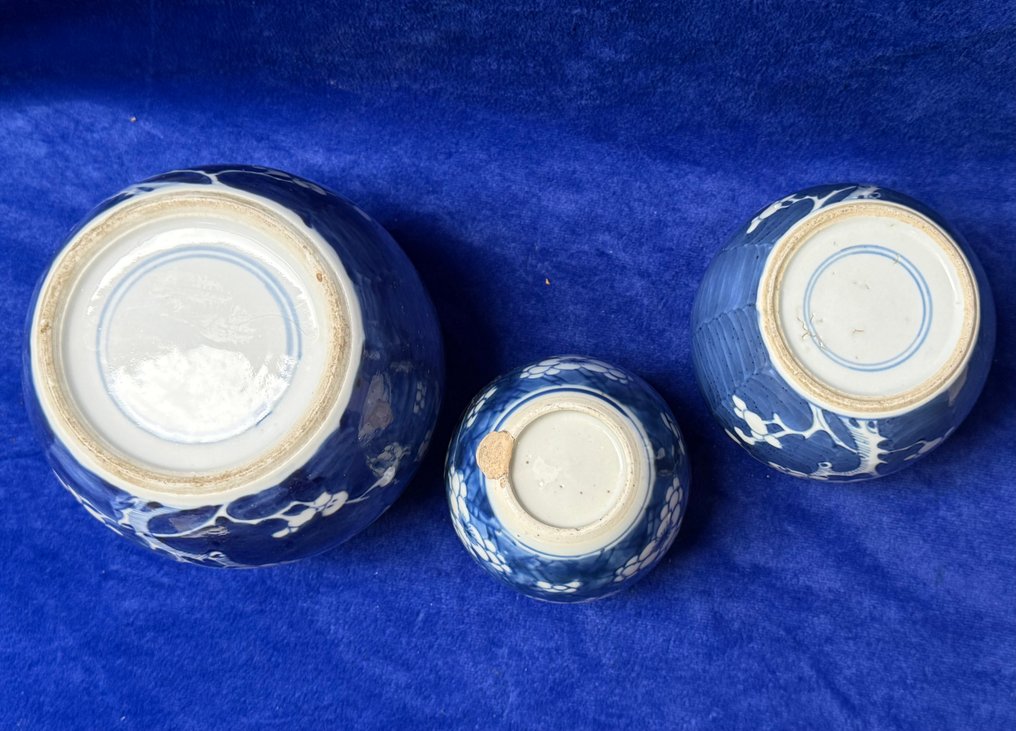 淡赤黄色的罐子 (3) - 瓷 - 3 pruimboesem gemberpotte #4.3