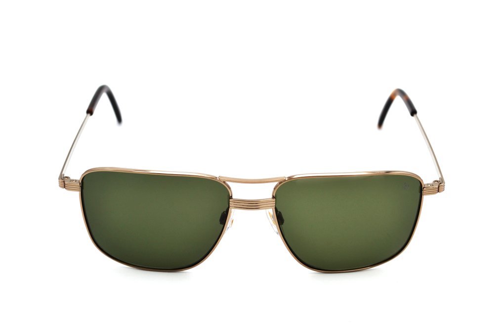 Other brand - American Optical - AIRMAN Light Bronce - Green Lenses - Classic Rectangular Design  *New* - Γυαλιά ηλίου #3.2