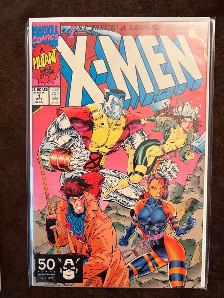 X-Men (Vol. 2) #1 - Cover A + B + C + D + Gatefold Variant - 5 Comic - First edition - 1991 #3.2