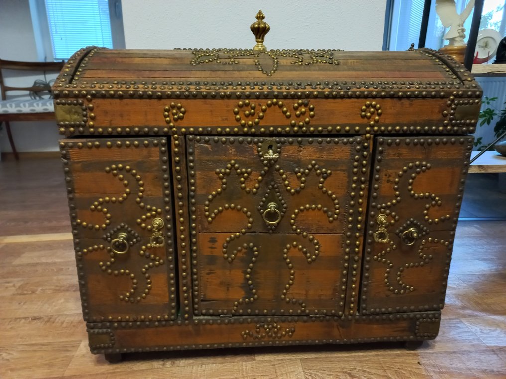 Σεντούκι αποθήκευσης - Ξύλο, Ορείχαλκος #1.0