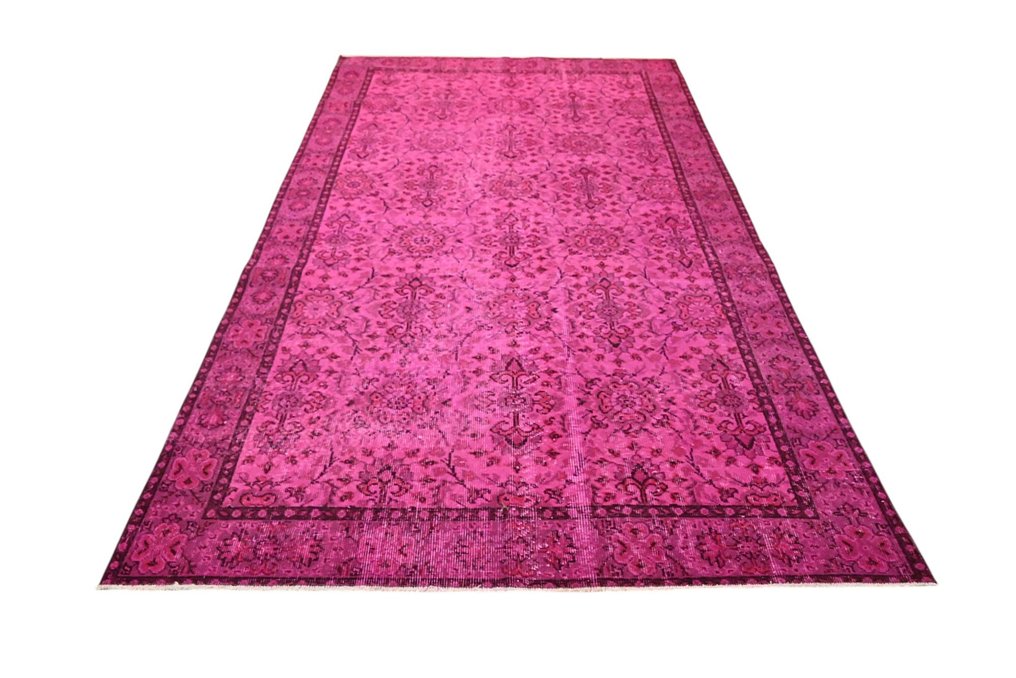 Pink vintage - Rug - 280 cm - 165 cm - √ handmade √ certificate #4.3