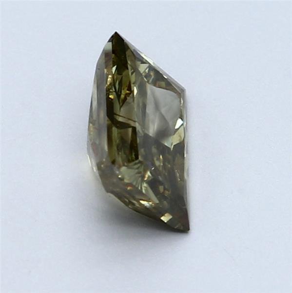 1 pcs 钻石  (天然色彩的)  - 1.35 ct - 雷地恩型 - Fancy dark 灰色, 稍帶綠色的 黄色 - 实验室报告中未指明 - 美国宝石研究院（GIA） #4.3