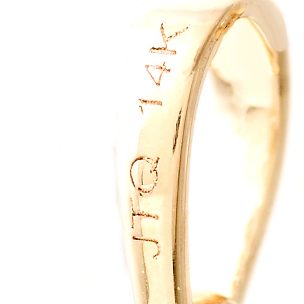 Függő - 18 kt. Sárga arany -  5.17ct. tw. Smaragd - Gyémánt #3.2